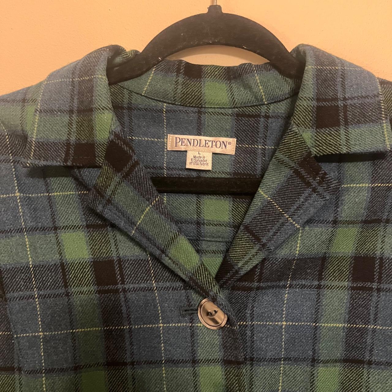 Pendleton Women's Duster Jacket - Green/Multi - L… - image 4