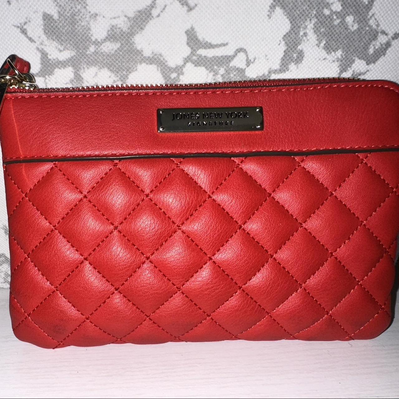 Red best sale wristlet wallet