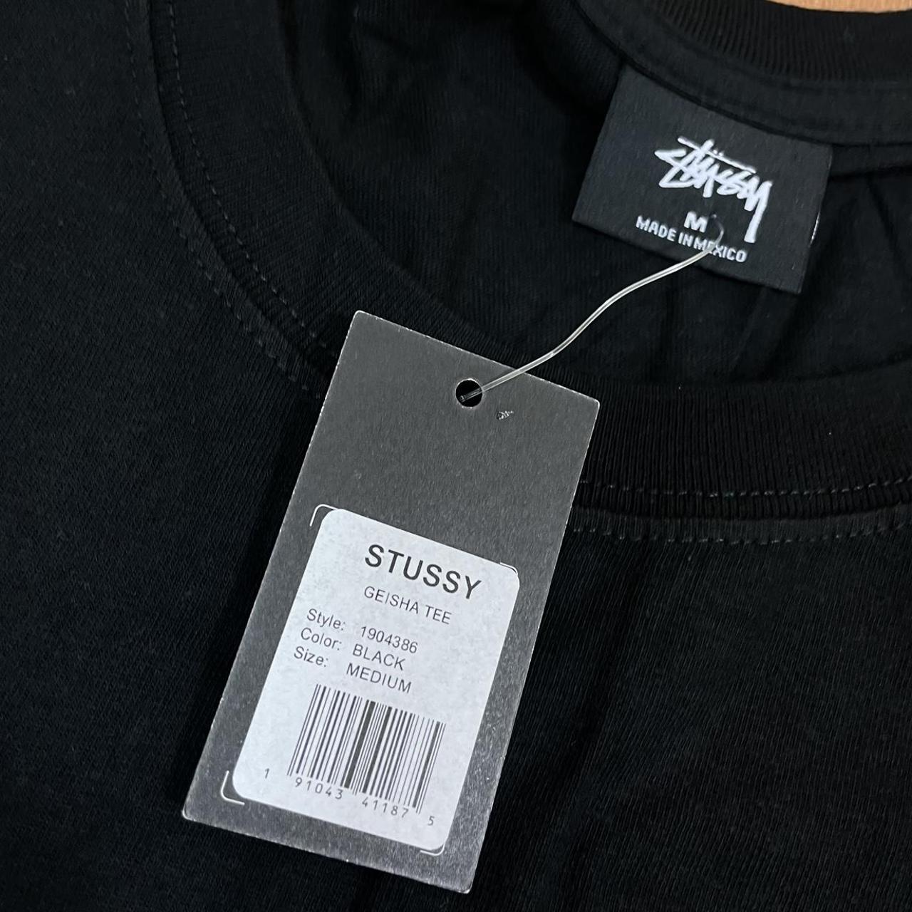 Stussy Geisha Logo Black T-Shirt 🌀 Colours - Black... - Depop