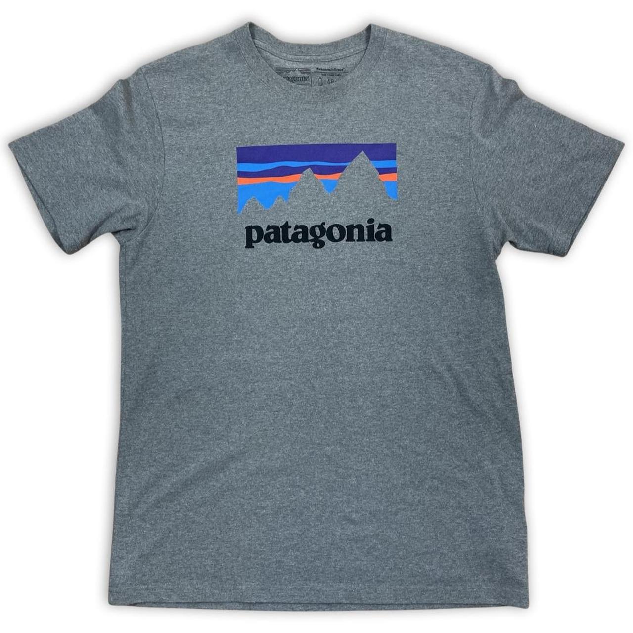 Patagonia Men's Grey T-shirt | Depop