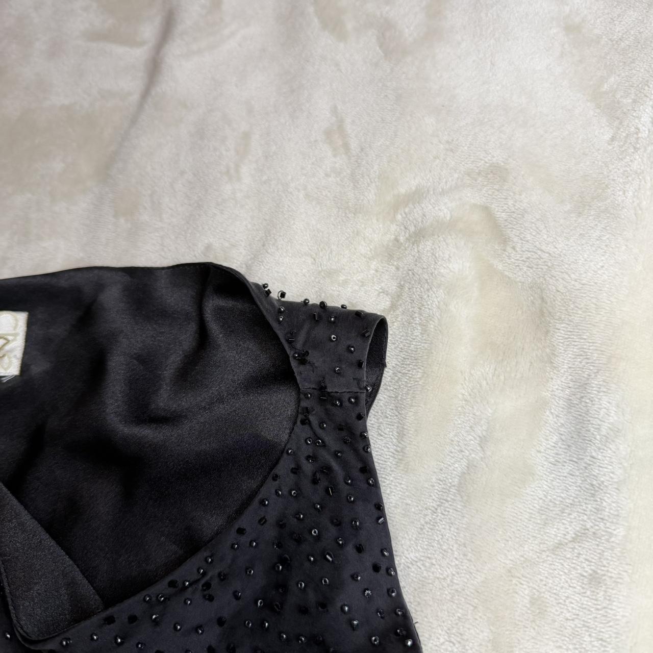 Cache Women's Blouse - Black/Navy - M – Caché 100… - image 6