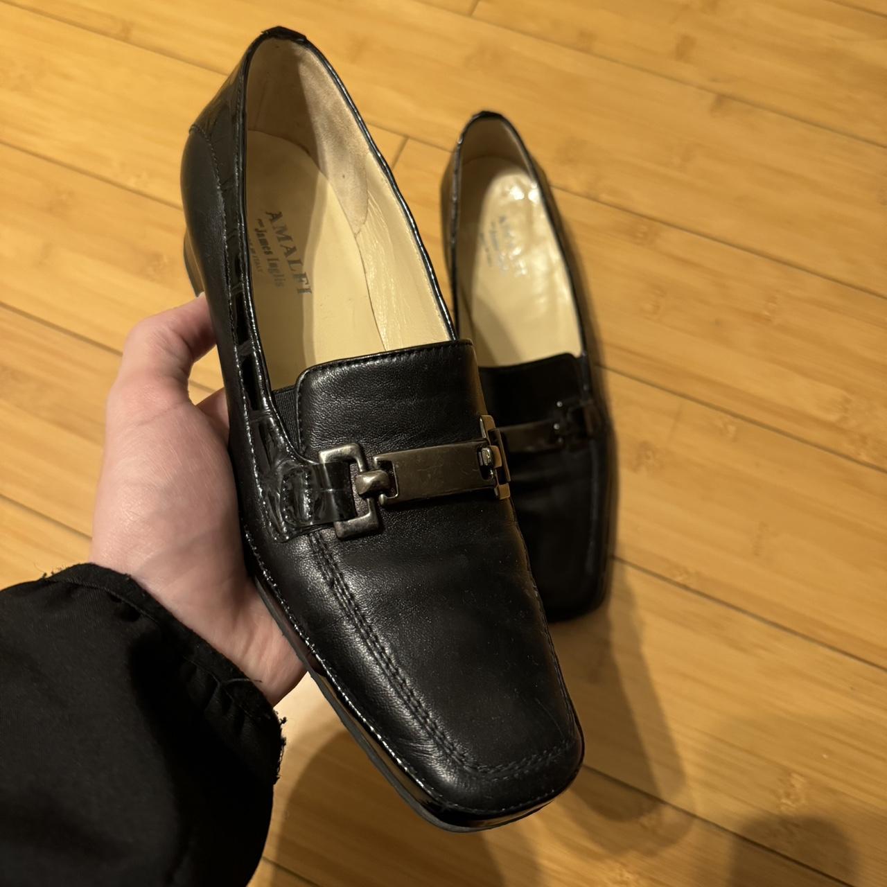 Black loafers size store 4