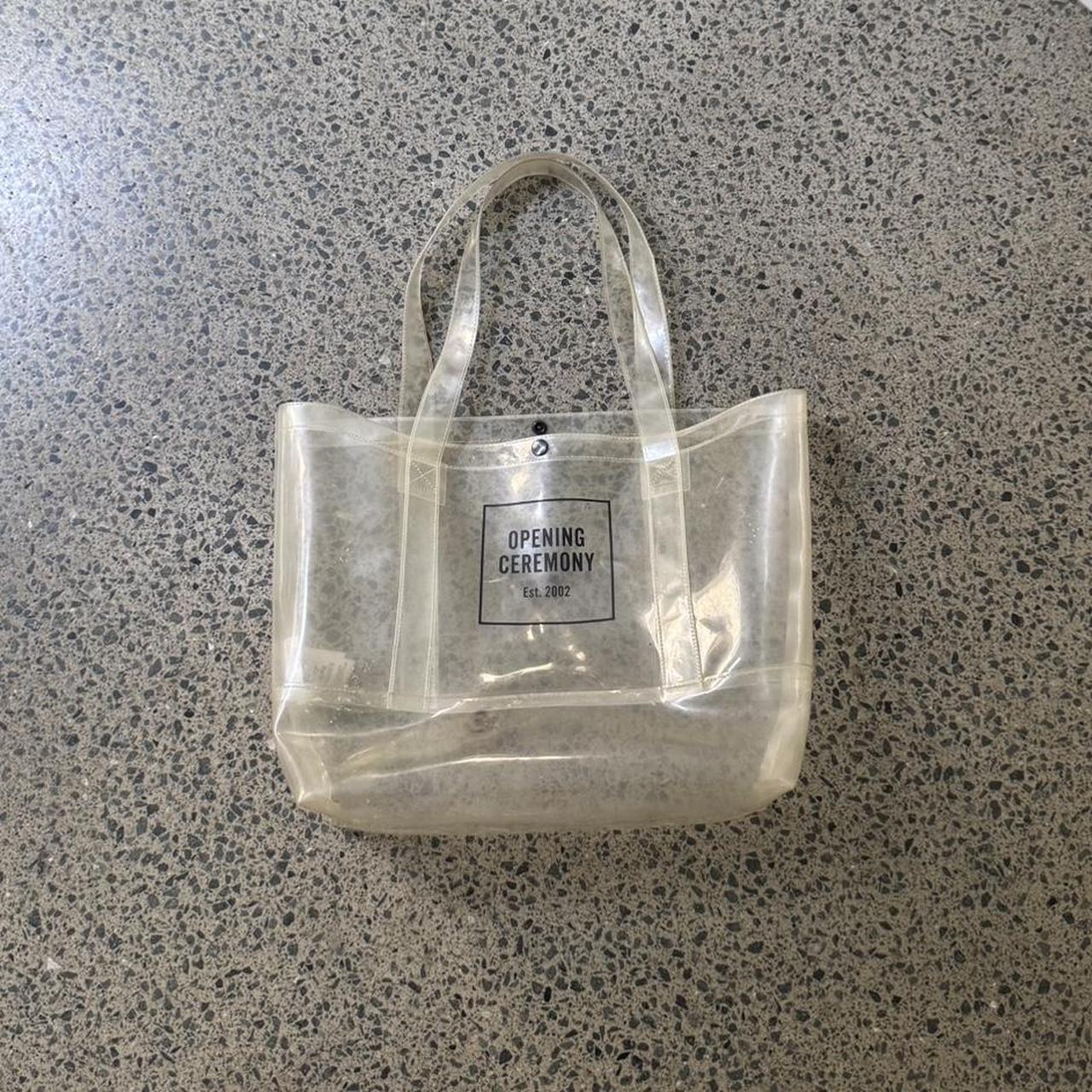 Opening ceremony clear tote bag on sale