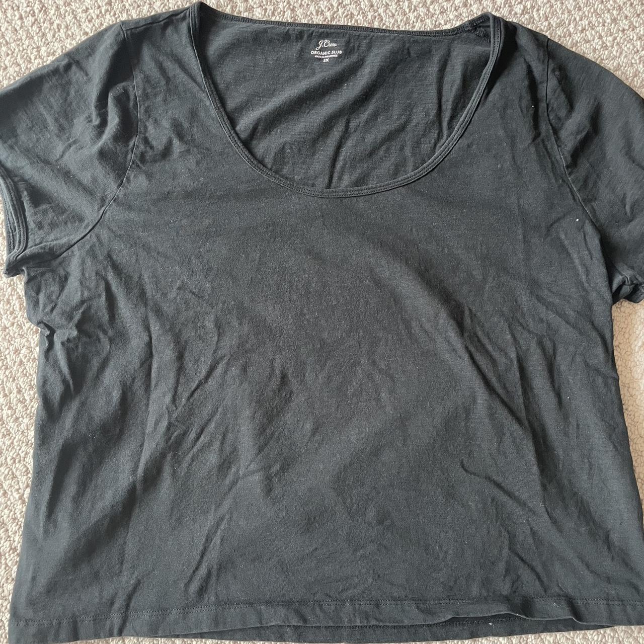 j crew black t shirt men