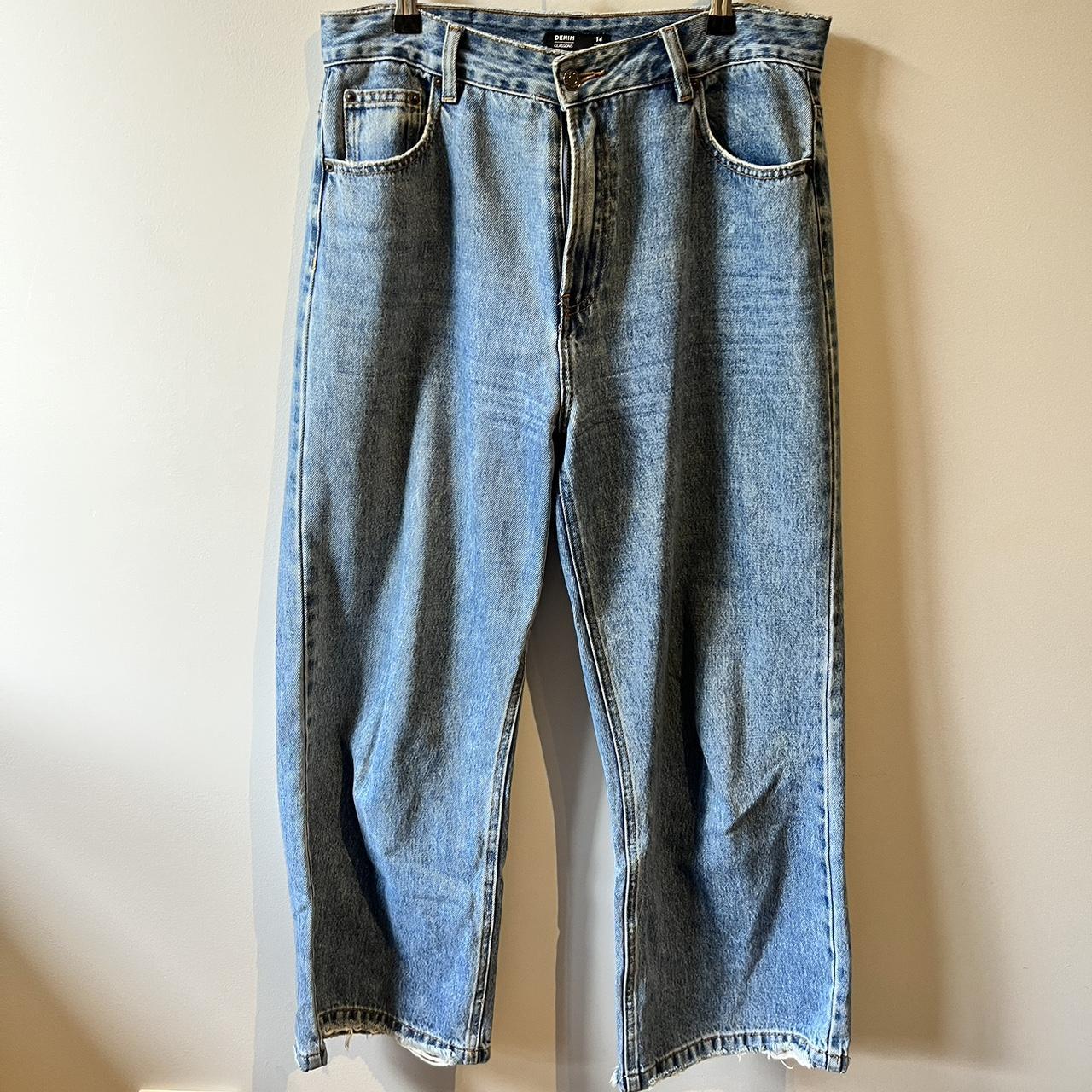 GLASSONS denim jeans Wide leg High waisted - Depop