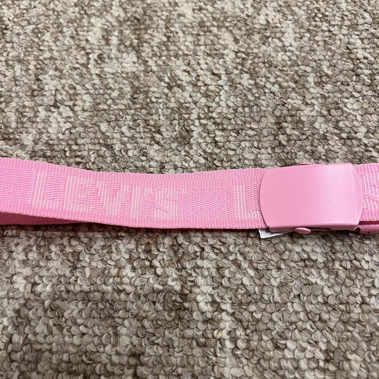 Off white belt light on sale pink