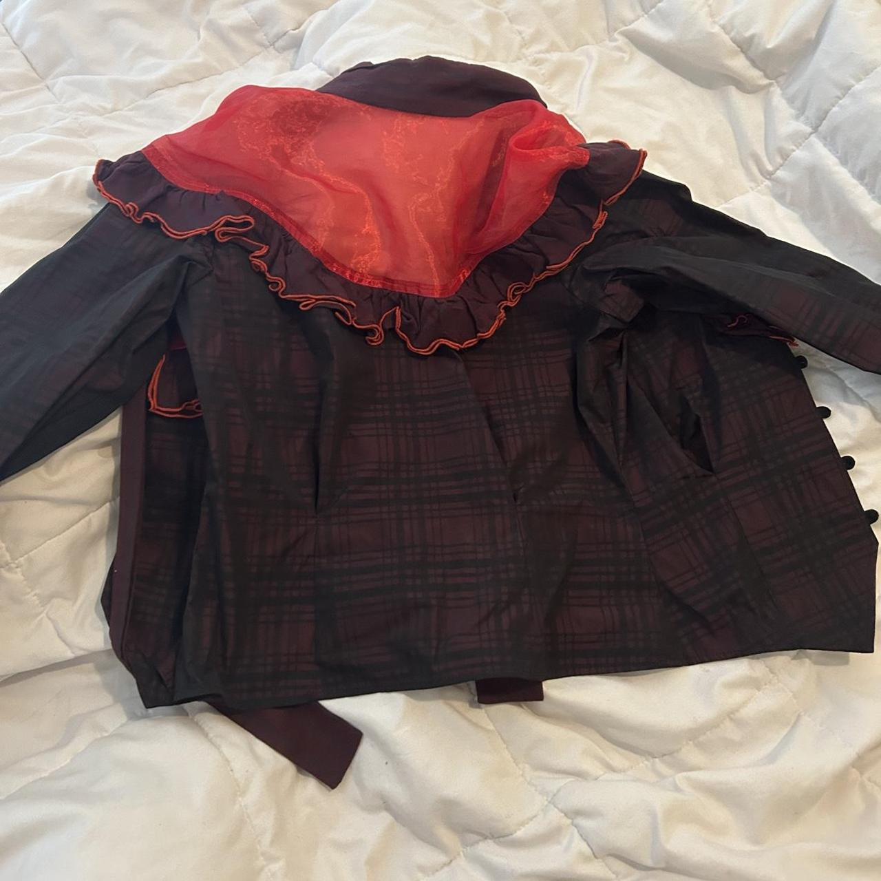 Maryam Nassir Zadeh Women's Burgundy and Red Blouse (2)