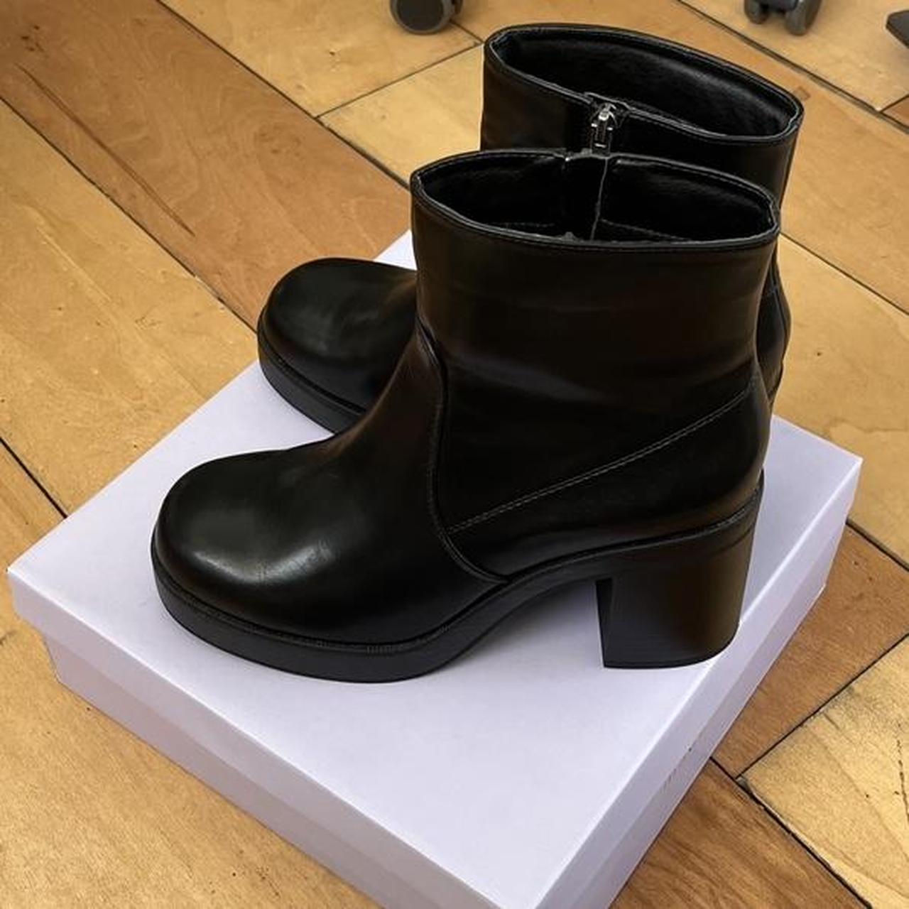 Madden girl black platform boots TORNADO BOOTIE Depop