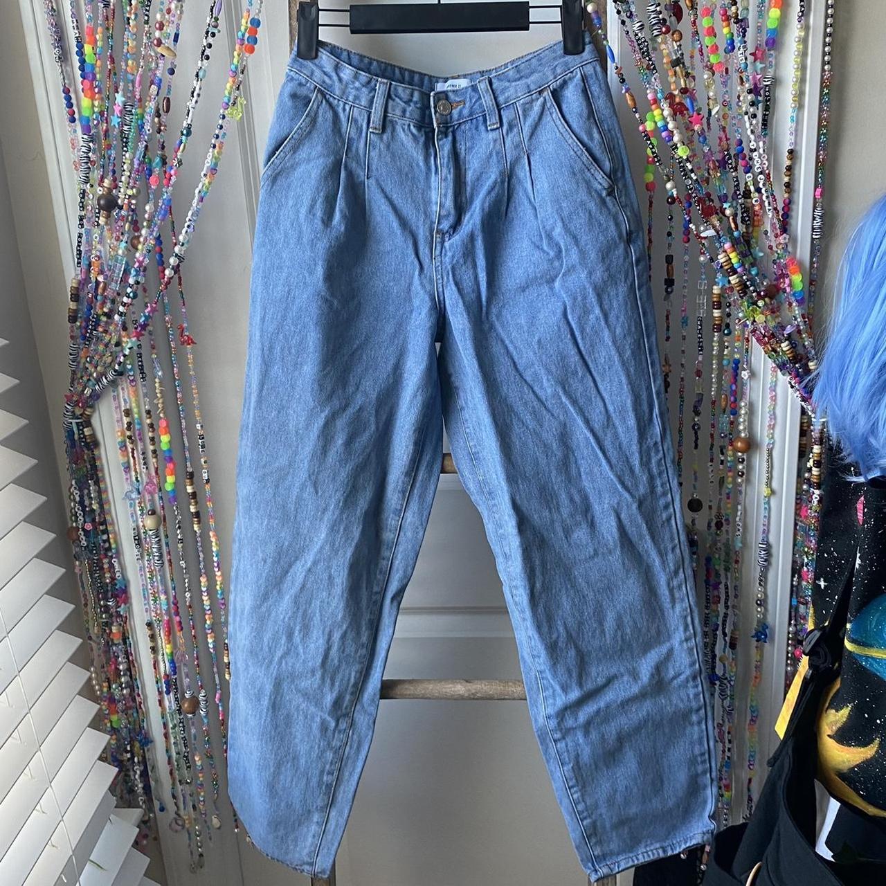 light wash mom jeans size 25 #fairy #grunge... - Depop