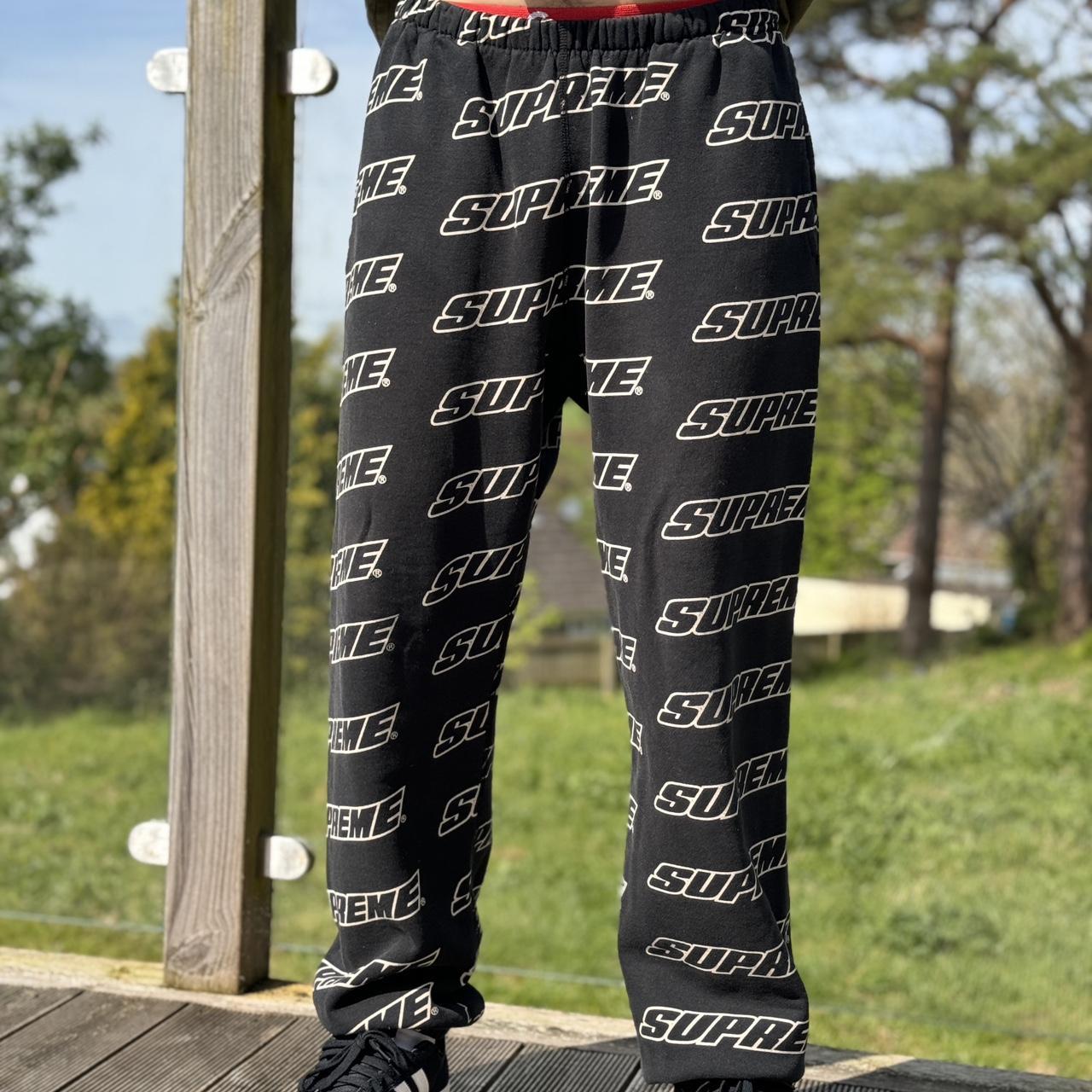SUPREME 23ss Repeat Stitch Track Pant Supreme Appliqué Track Pant