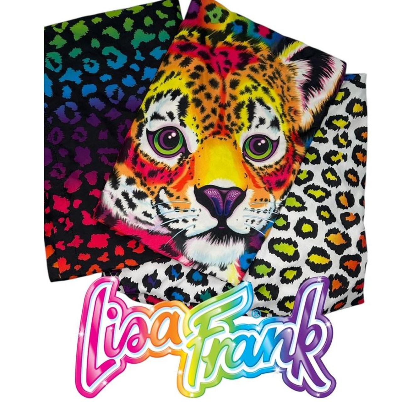 Vintage Lisa Frank Rainbow Baby Cheetah Print Twin... Depop