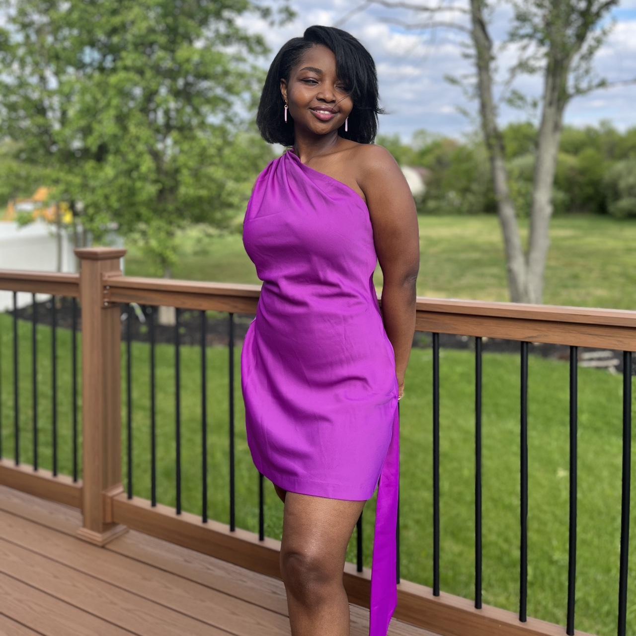 Nordstrom plus best sale size purple dress