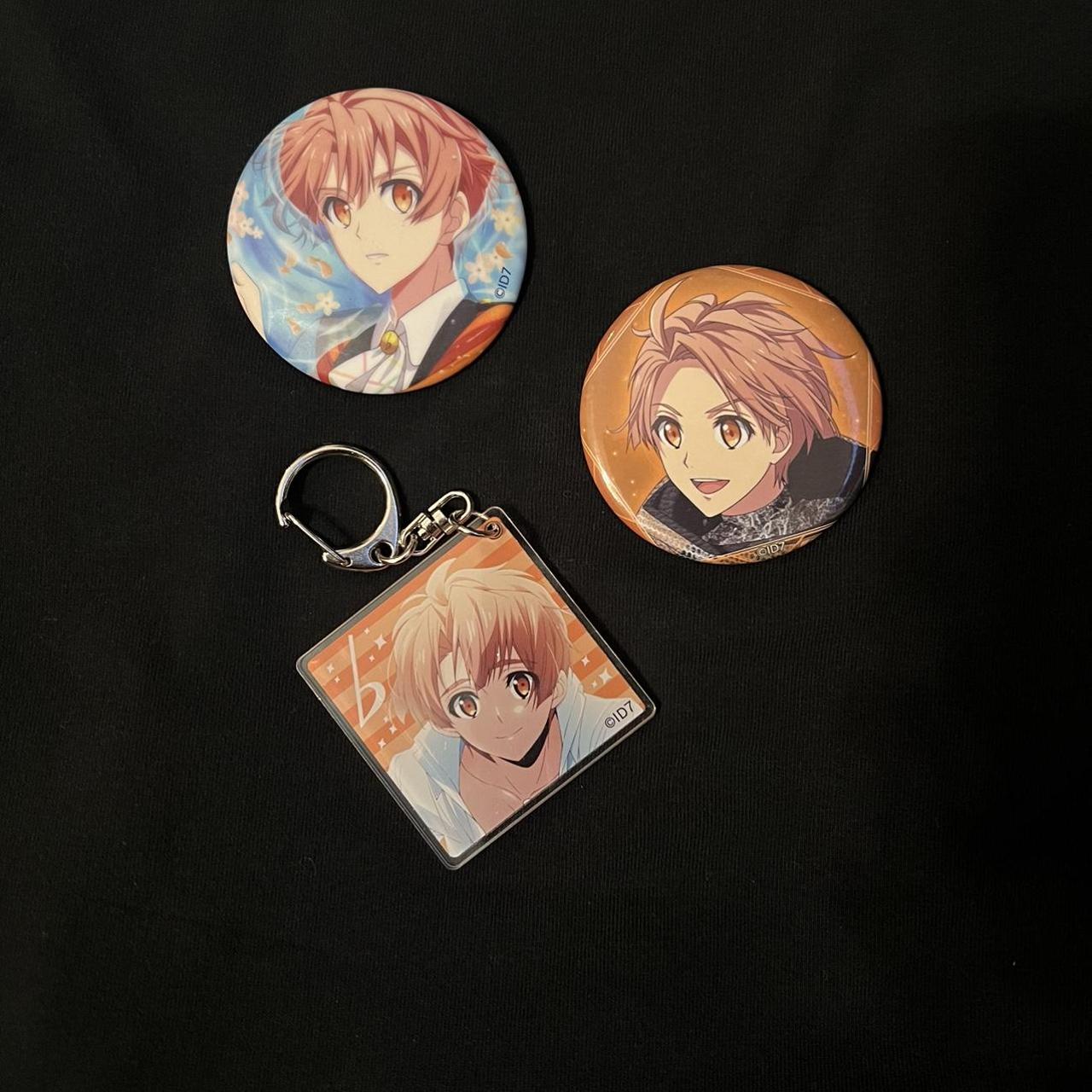 Izumi Mitsuki pins and keychain $5 for each pin... - Depop