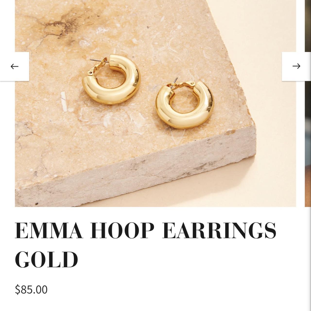 Mignonne Gavigan Emma Gold Hoop Earrings