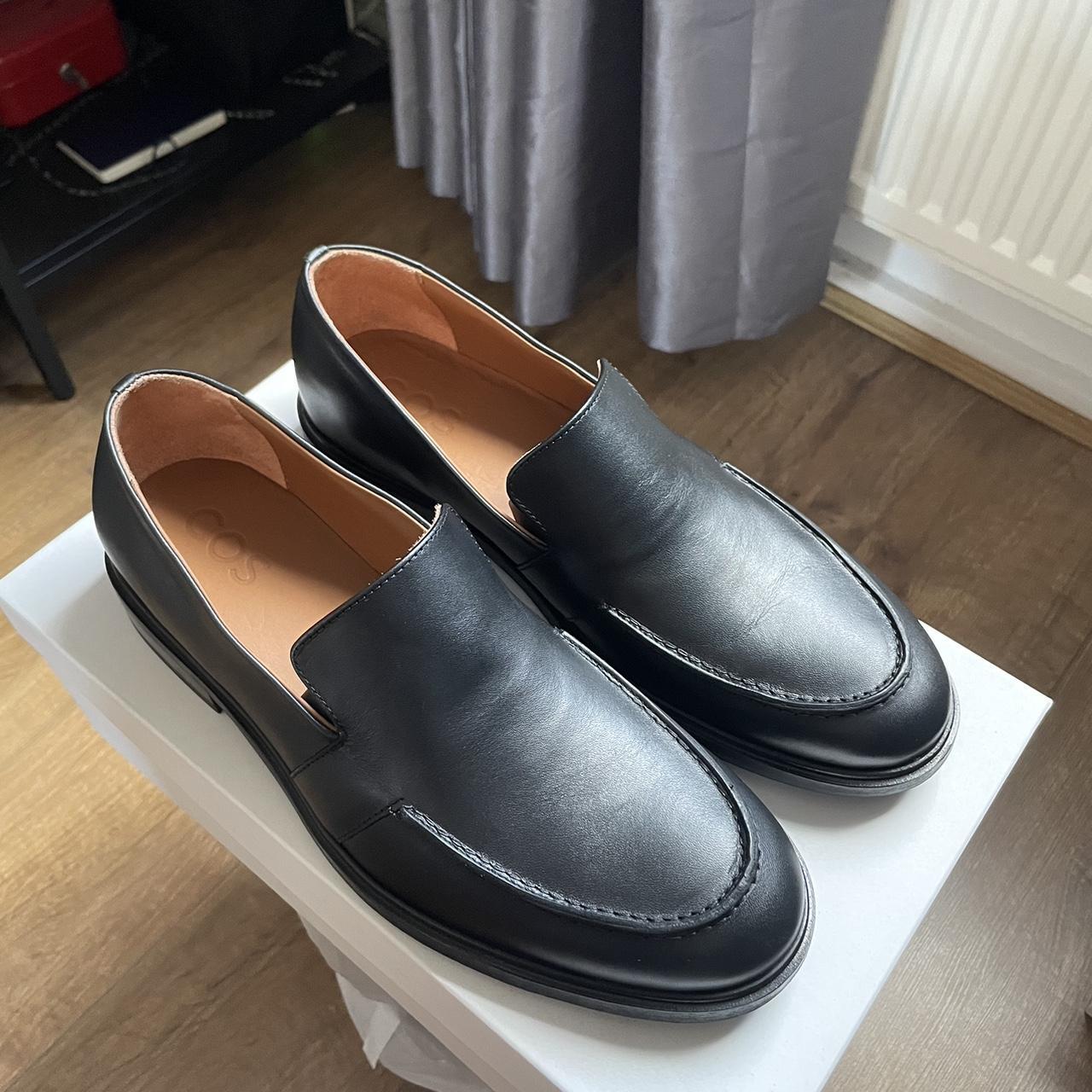 COS Men's Black Loafers | Depop