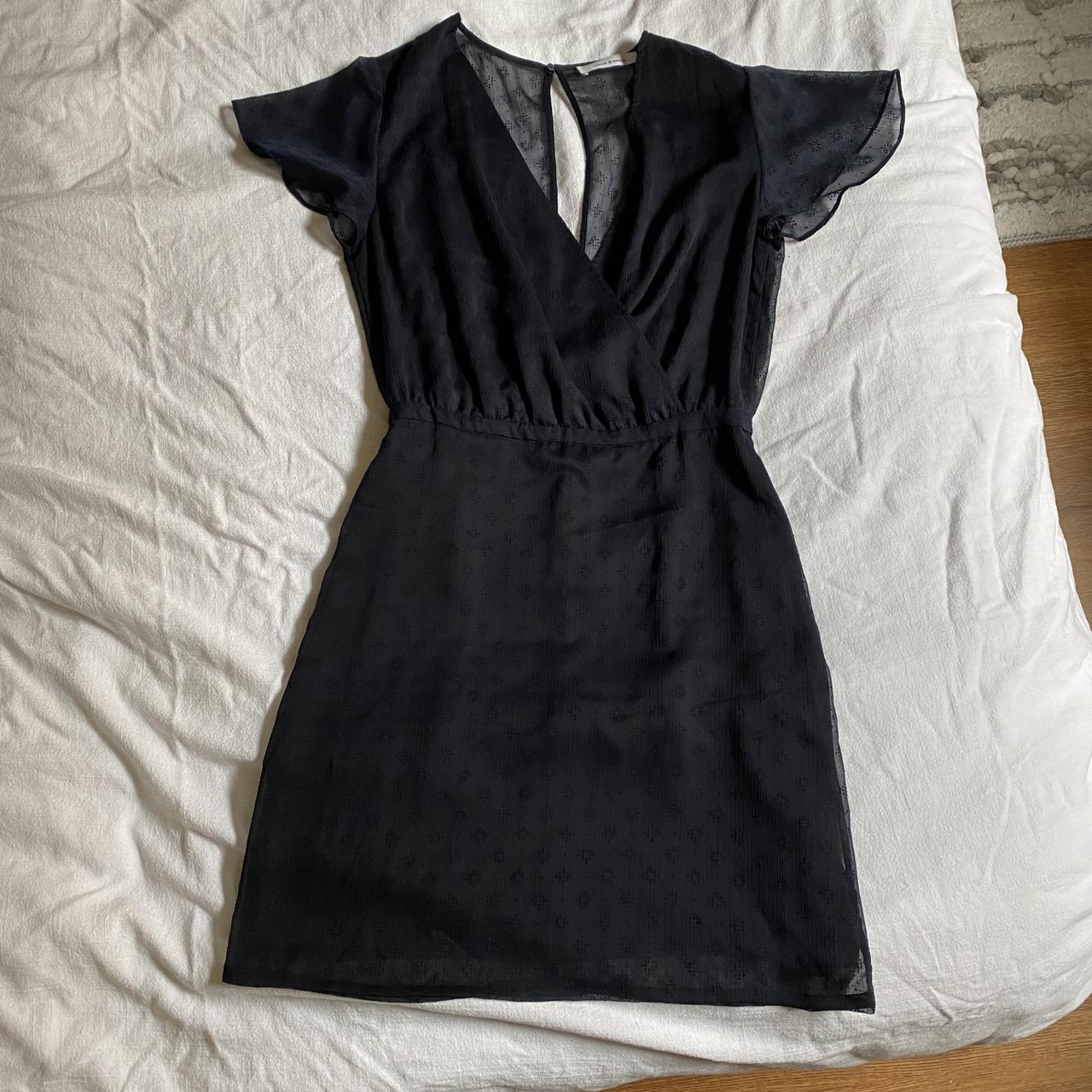 Samsøe Samsøe Women's Navy Dress | Depop