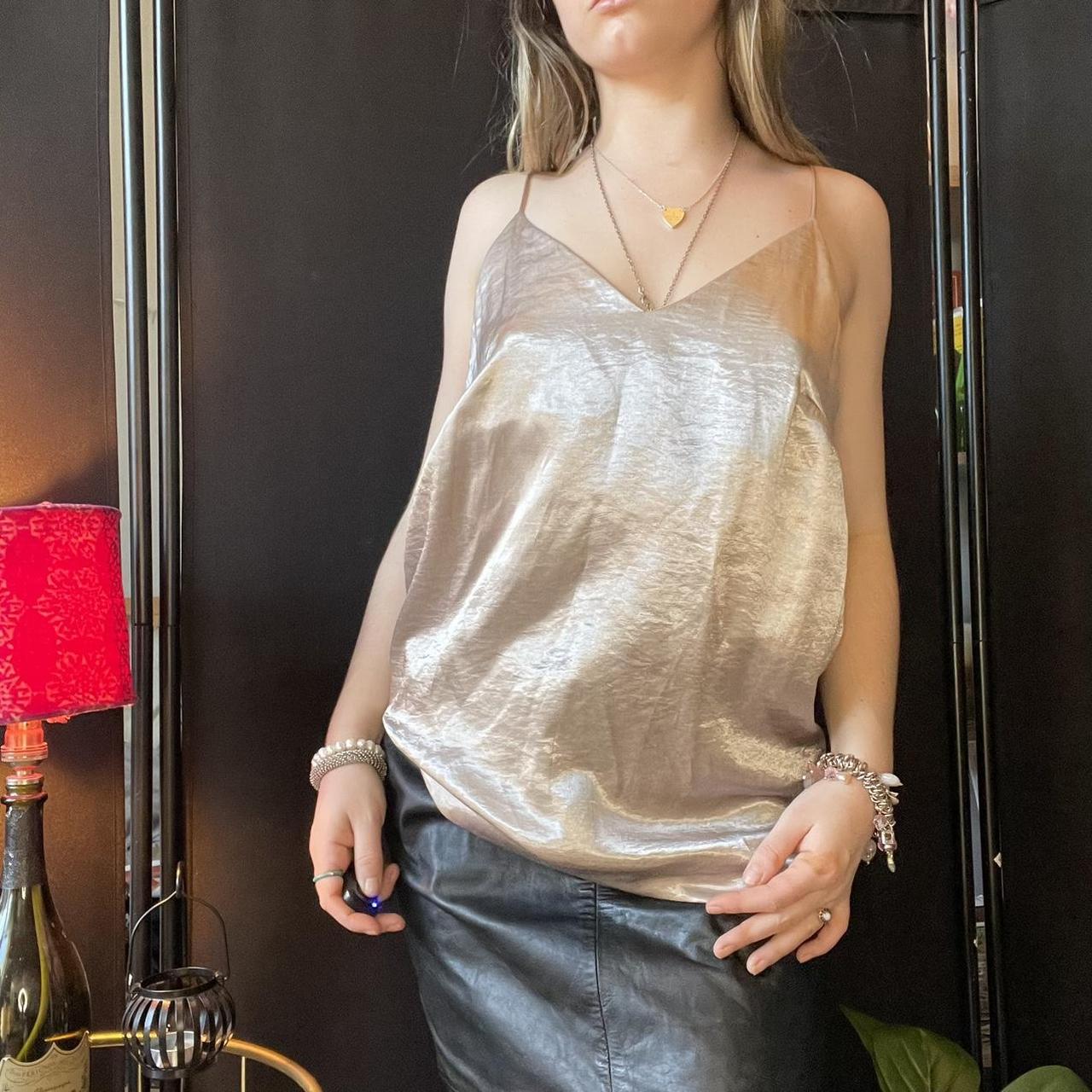 Women's Cream Vest Depop