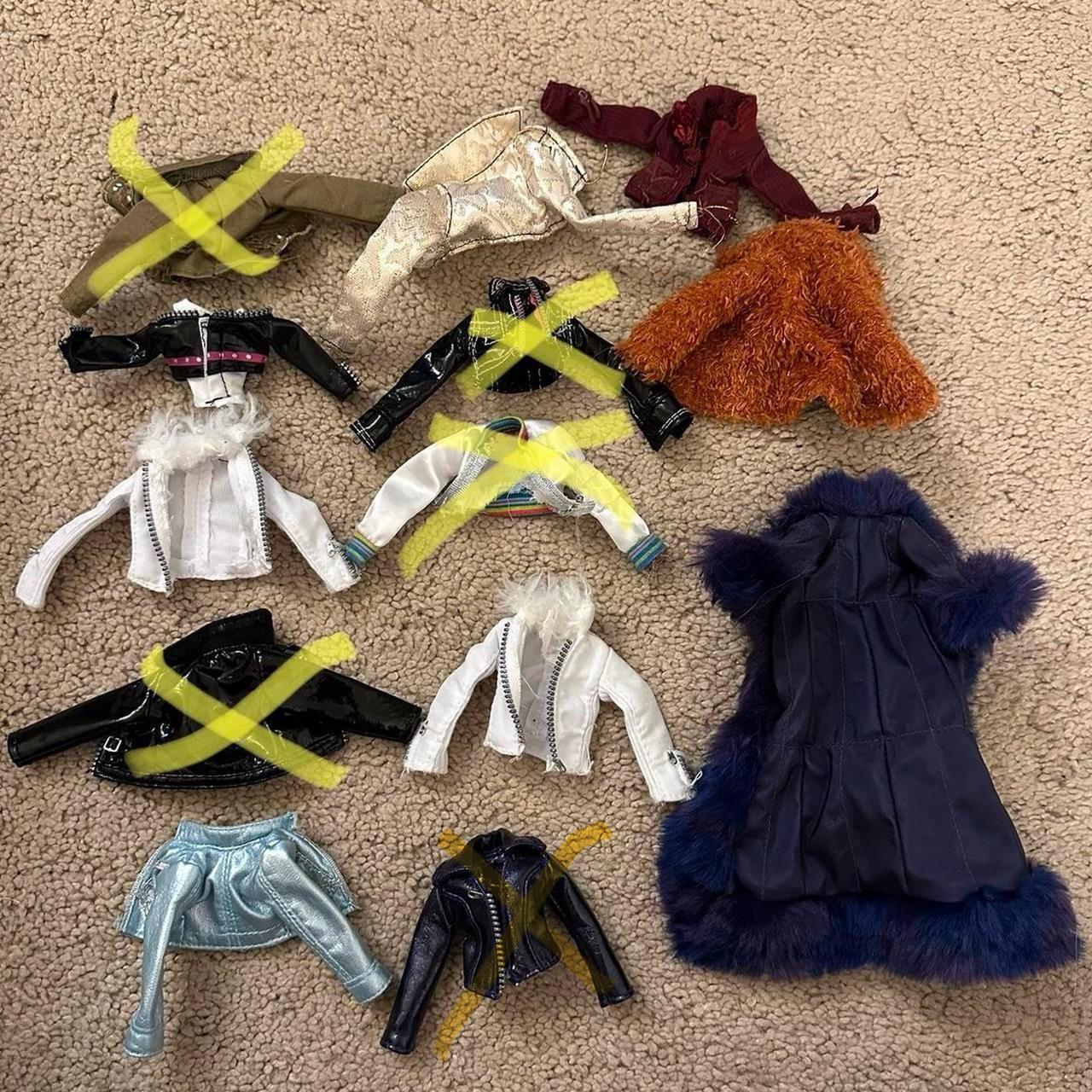 Bratz Clothes Jackets Lot. Anything With A Yellow X - Depop