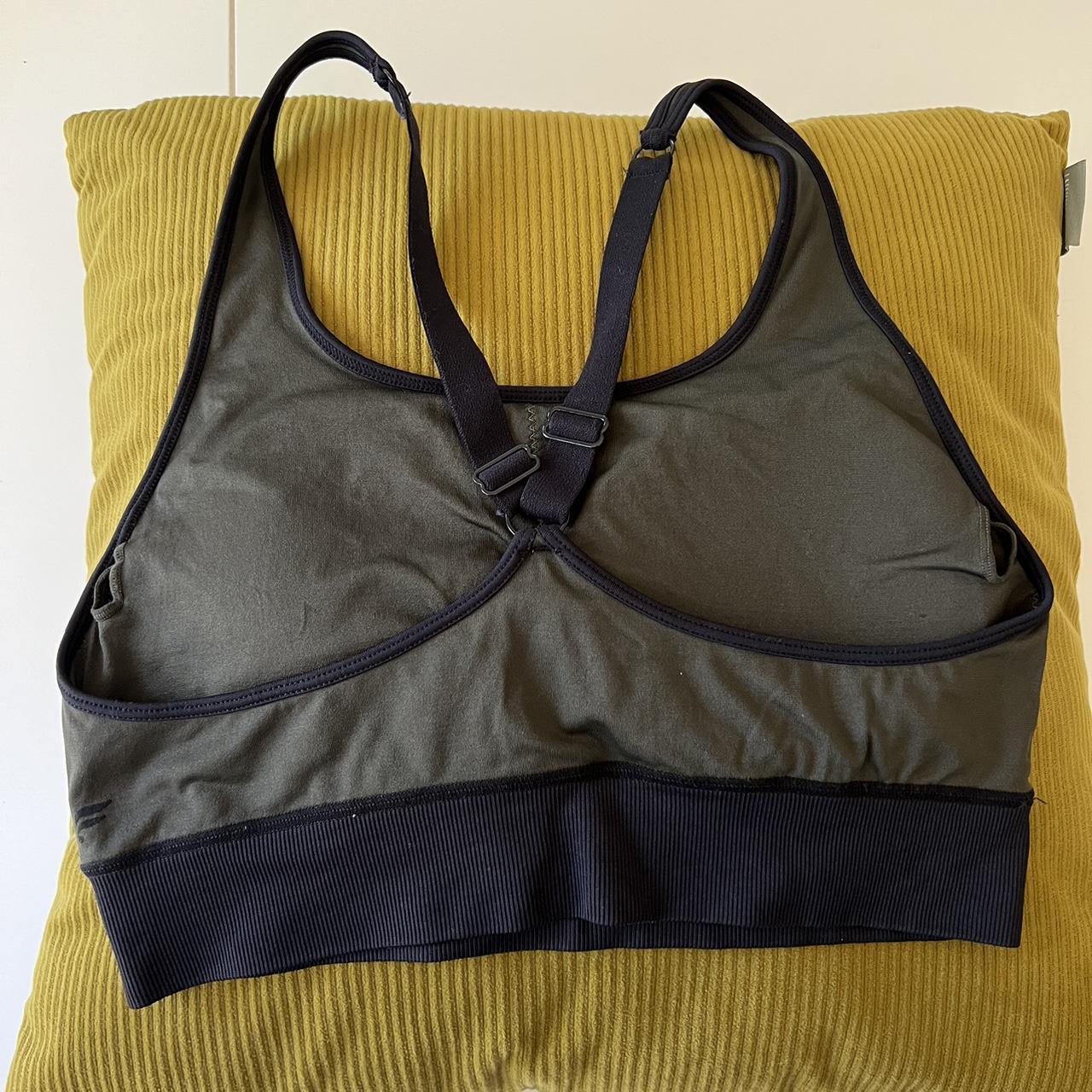 Fabletics sports bra Size large (no size tag) Dark - Depop