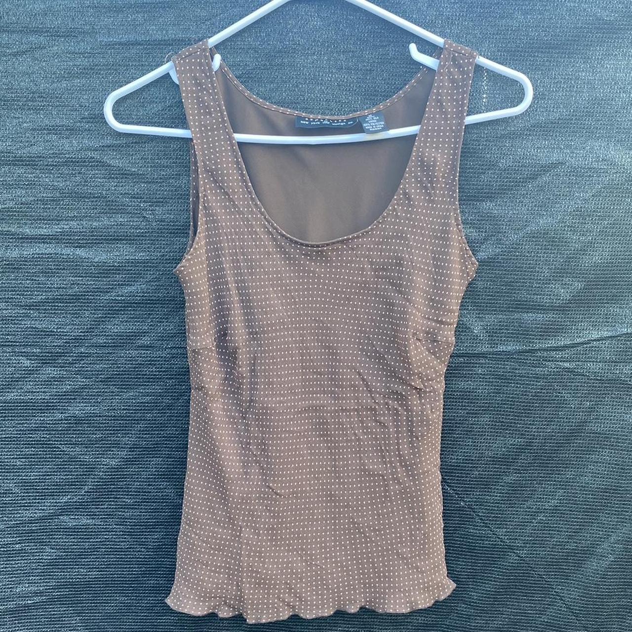 Kate Spade Women's Sleeveless Top Black with Pink - Depop