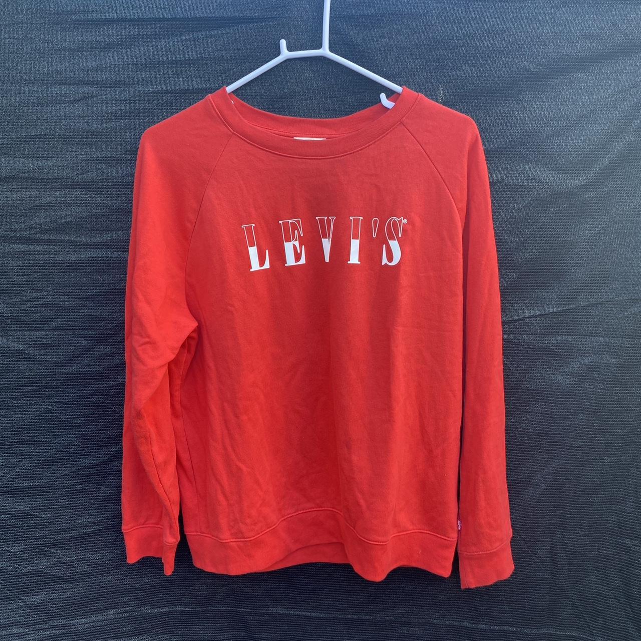 Levi's red jumper outlet womens