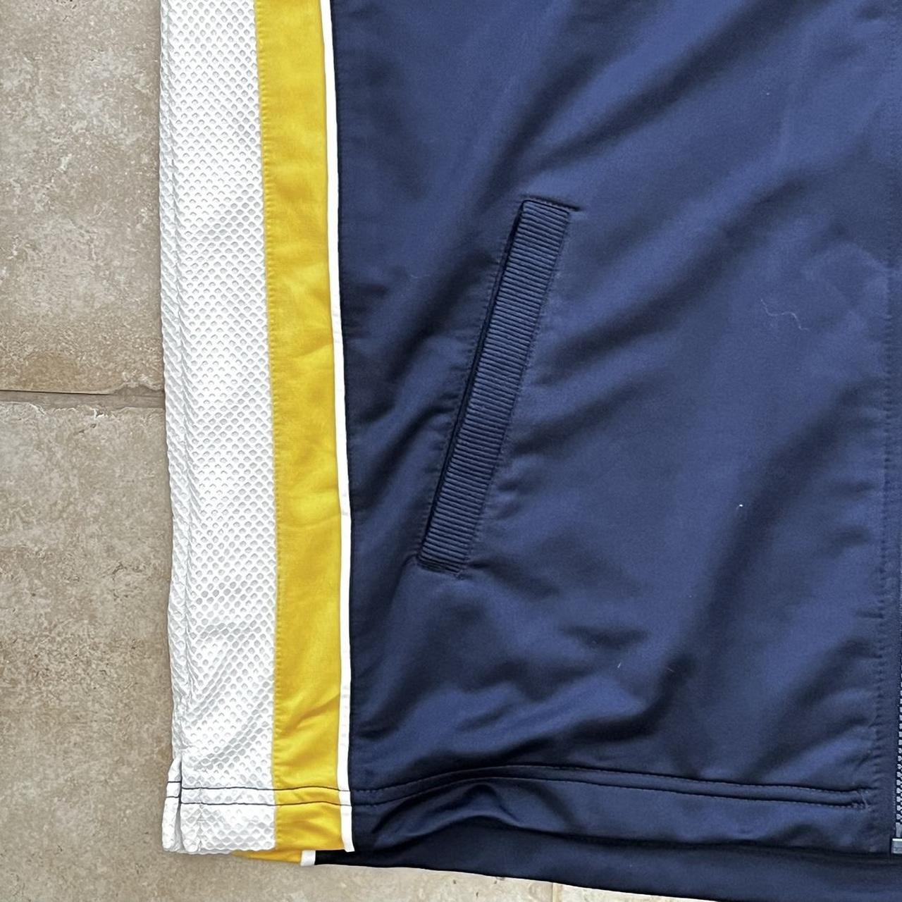 Vintage Adidas Short Sleeved Track Jacket In Navy... - Depop