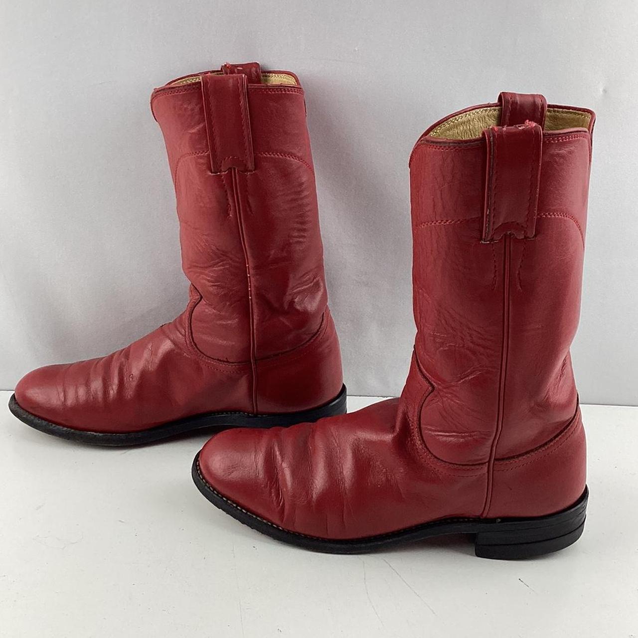 Womens red store roper cowboy boots