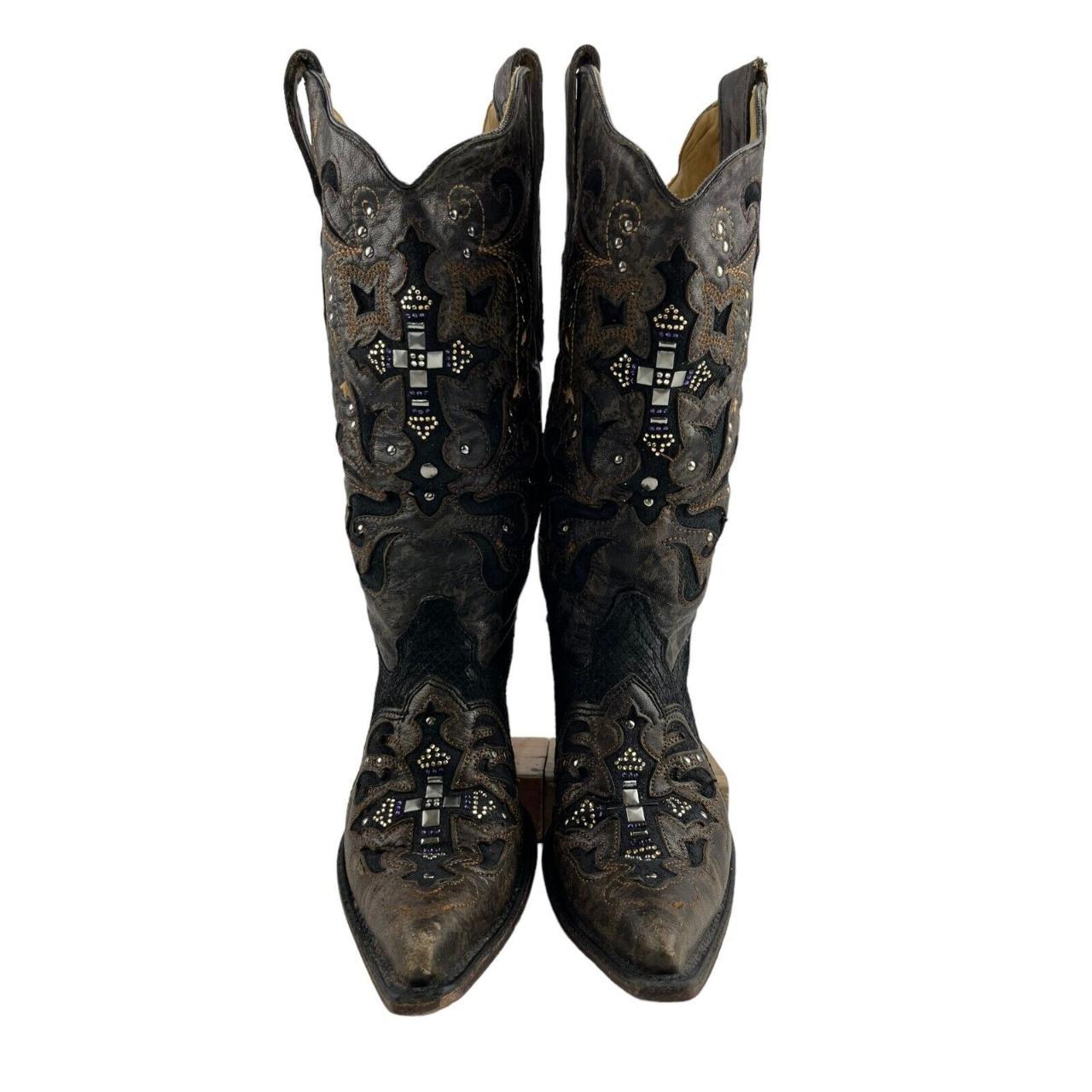 Corral python cross outlet boots