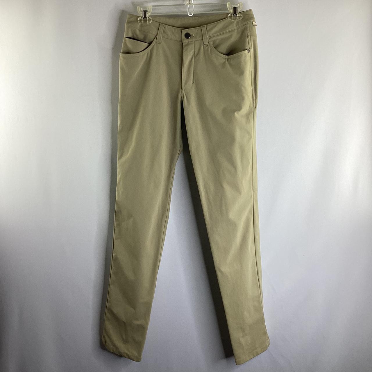 Mens Lululemon Tan Athletic Casual Pants SZ:28... - Depop