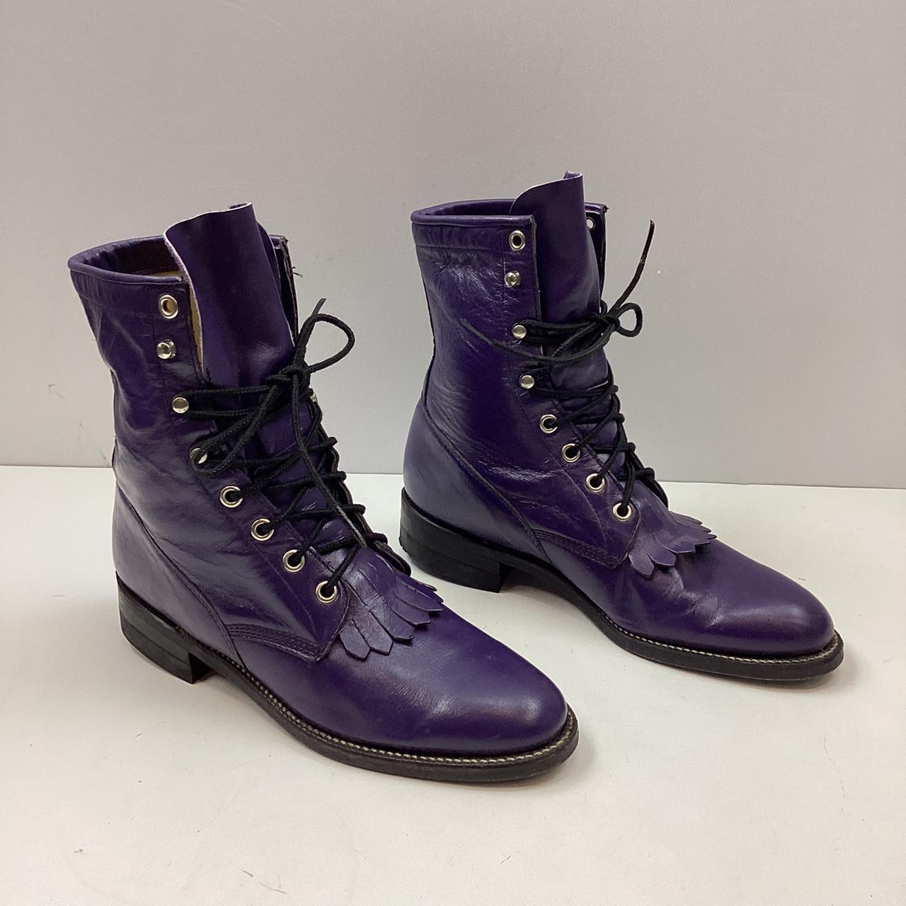 Women's justin roper outlet lace up boots