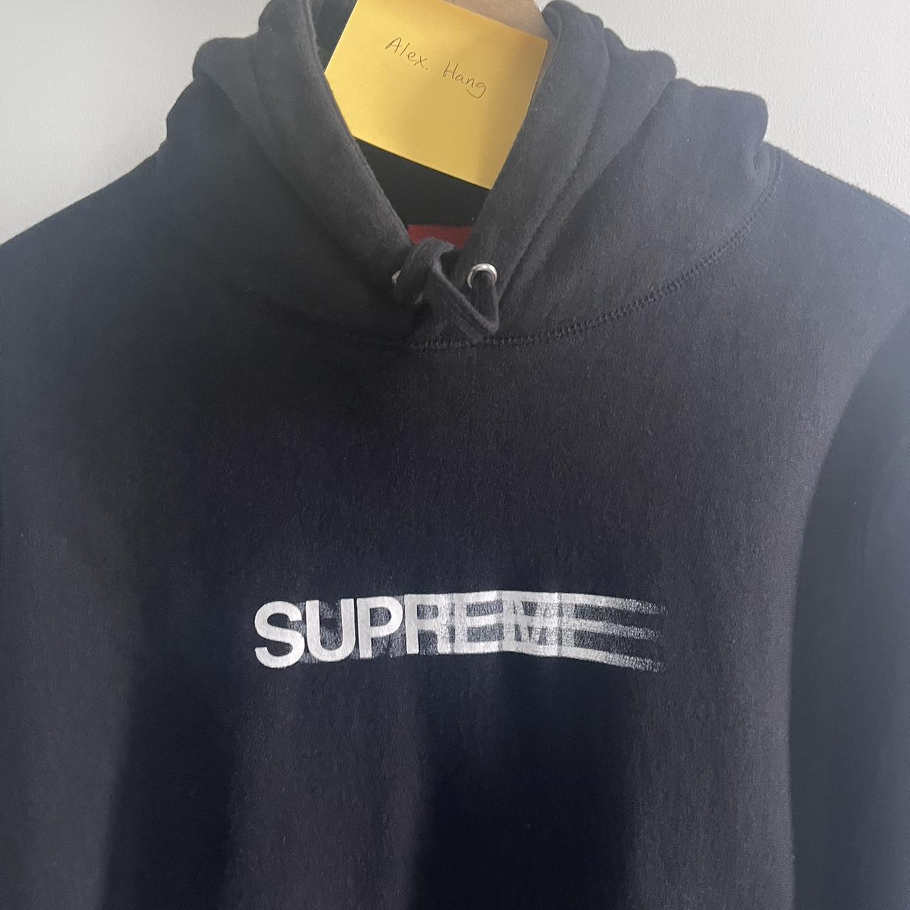 SUPREME MOTION LOGO HOODIE... - Depop