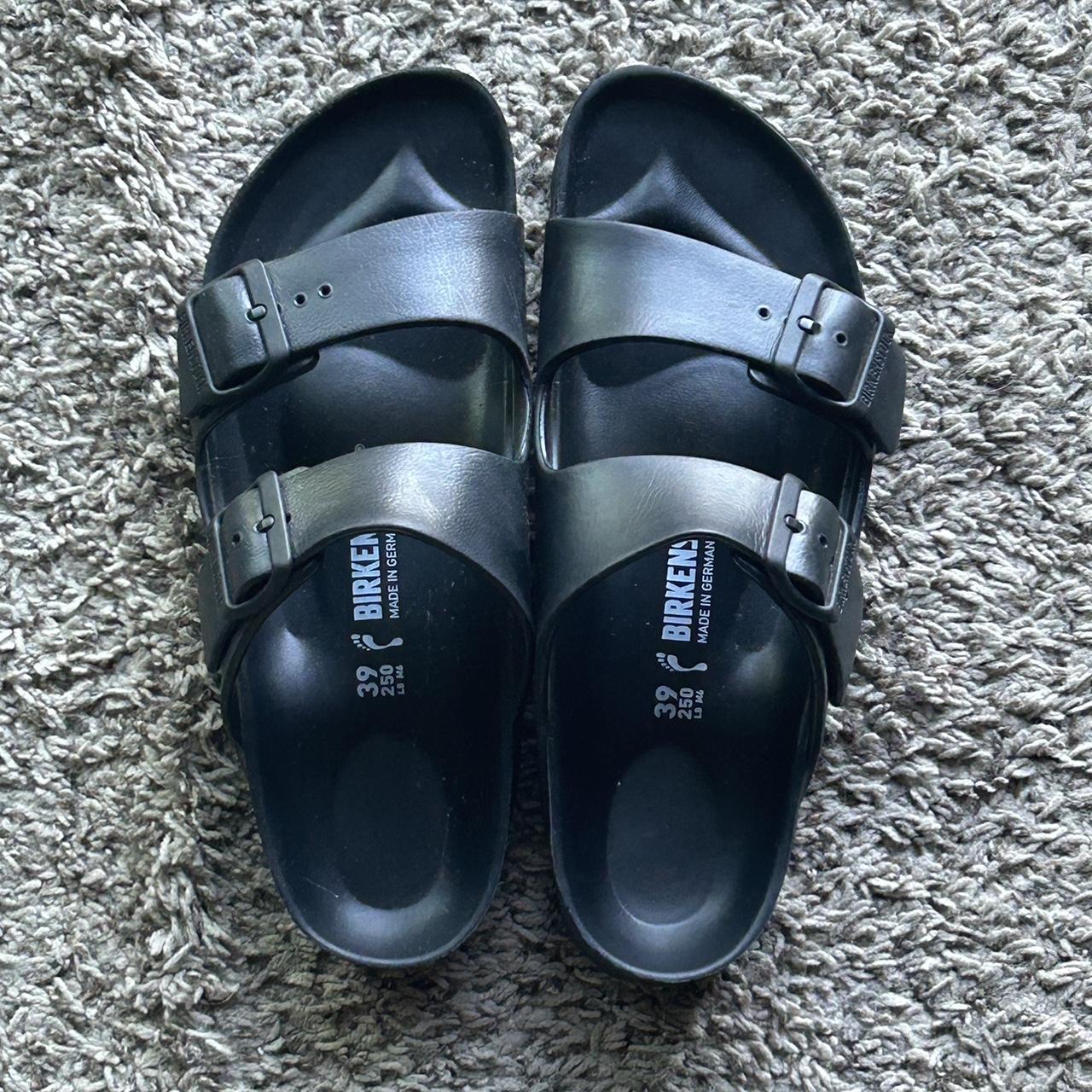 birkenstock black rubber womens