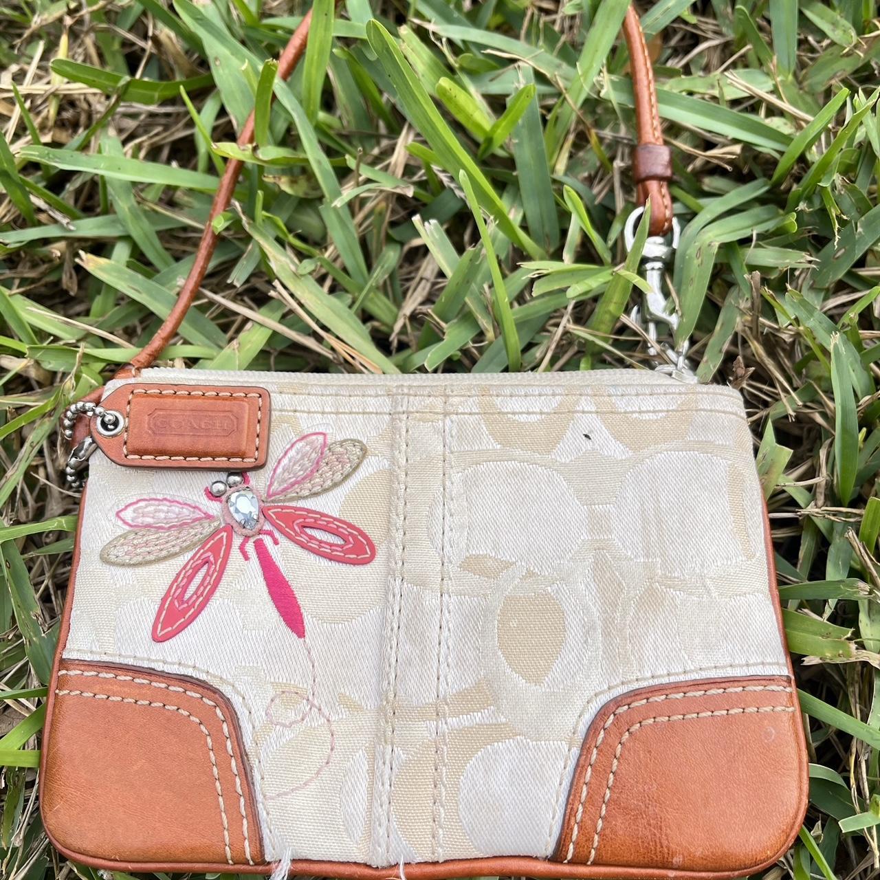 Coach clearance dragonfly wristlet