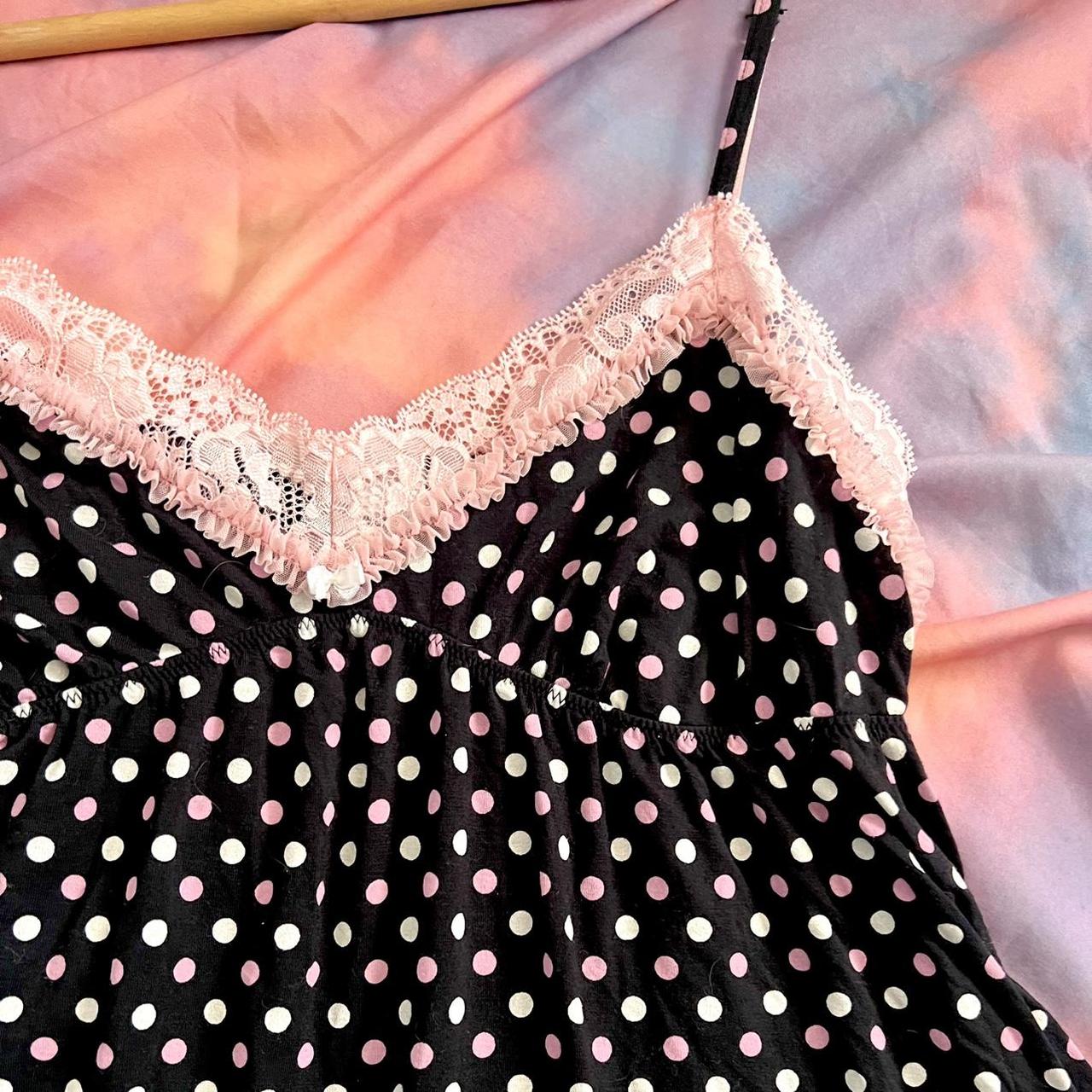 Black and colorful polka dot VSX Victoria's Secret - Depop