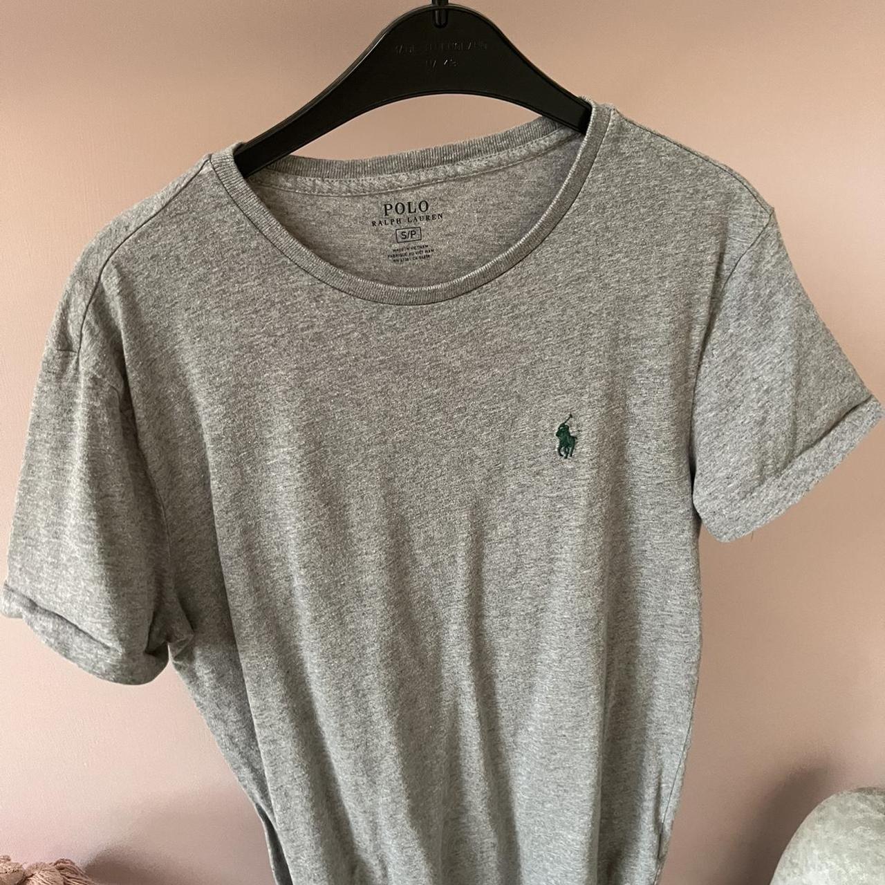 Polo Ralph Lauren Men's Grey T-shirt | Depop