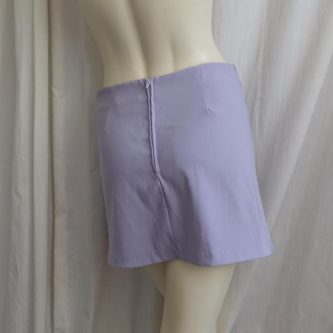 Vintage 90s lilac purple mini skirt by PrimaDonna.... - Depop