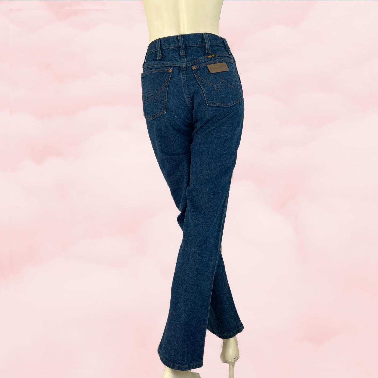 Vintage dark wash wrangler high waisted mom Depop