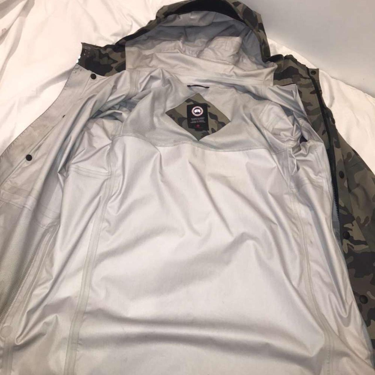 Canada Goose Salida Rain Jacket in Camo Size S but... - Depop