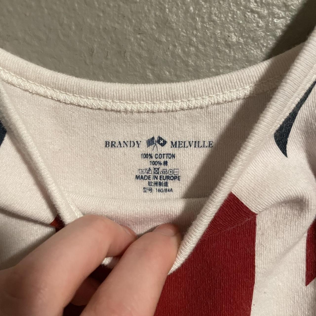 brandy melville union jack tank top! never worn but... Depop
