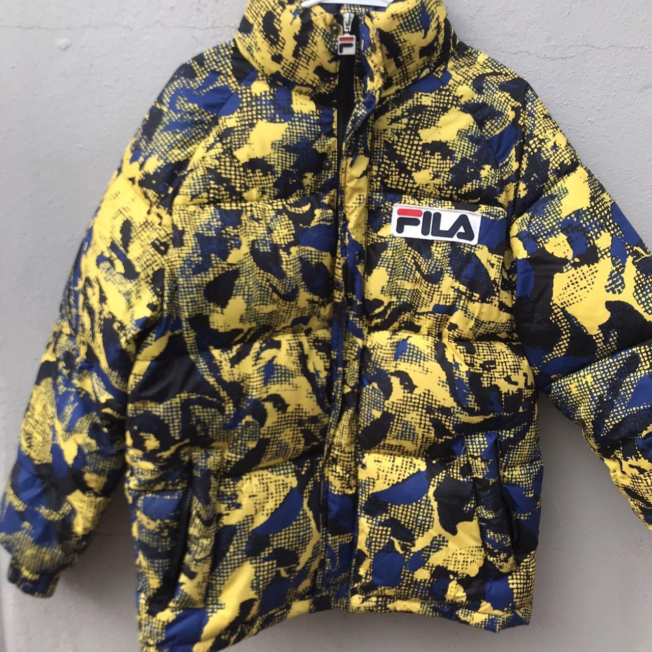 Yellow Fila Ski Coat VTG 80-90's Fila Ski Rare Anorak Down Acid