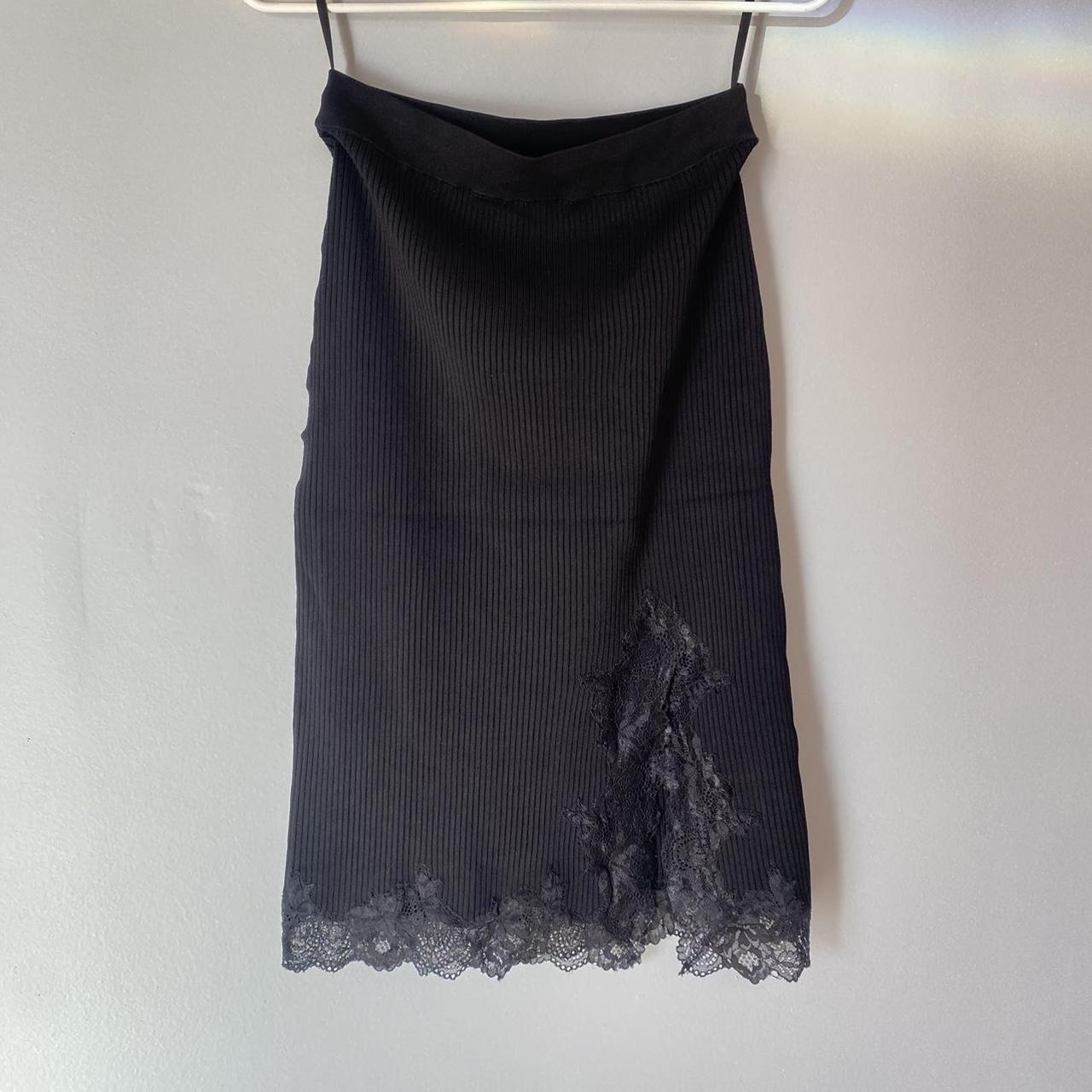 Bebe Women's Black Skirt | Depop