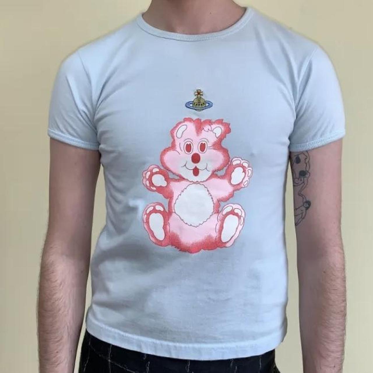 Vintage 90s Vivienne Westwood baby blue teddy bear | Depop