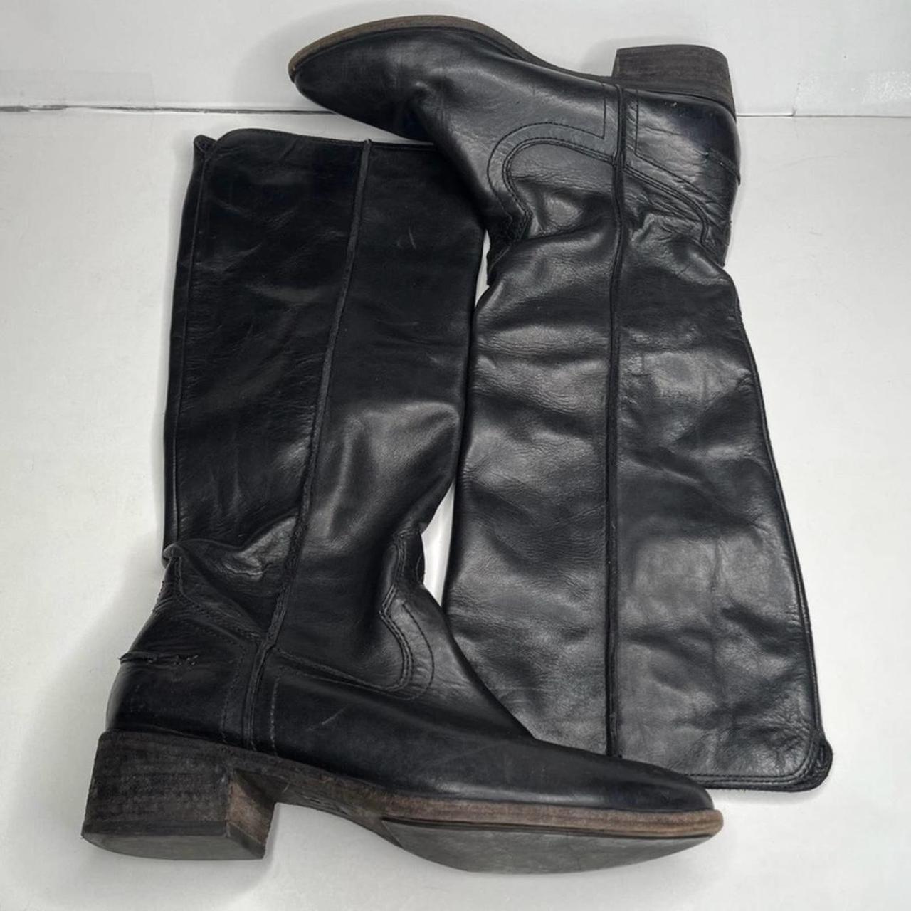 frye black knee high boots