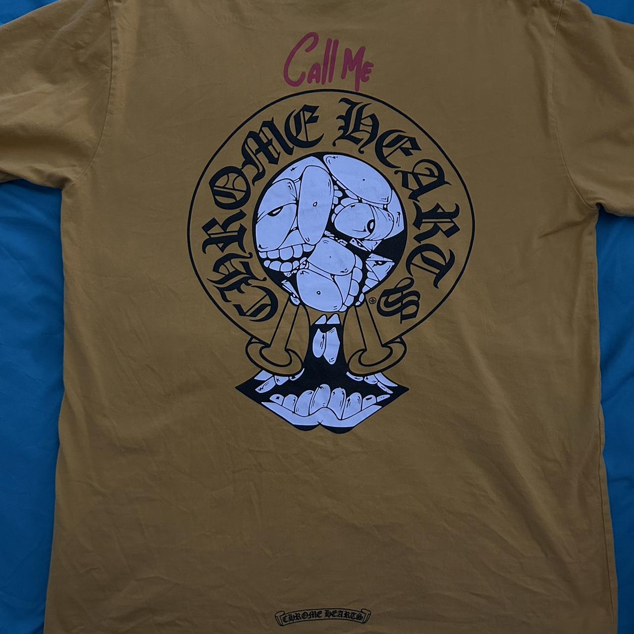 限定コラボ◆Chrome Hearts Matty Box Call Me Tシャツ イエロー 3FBB1F7C-0494-417B-A72F-