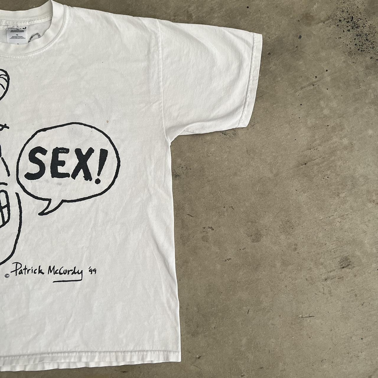 Vintage “Sex!” and “Beer!” T-shirt Vintage well... - Depop