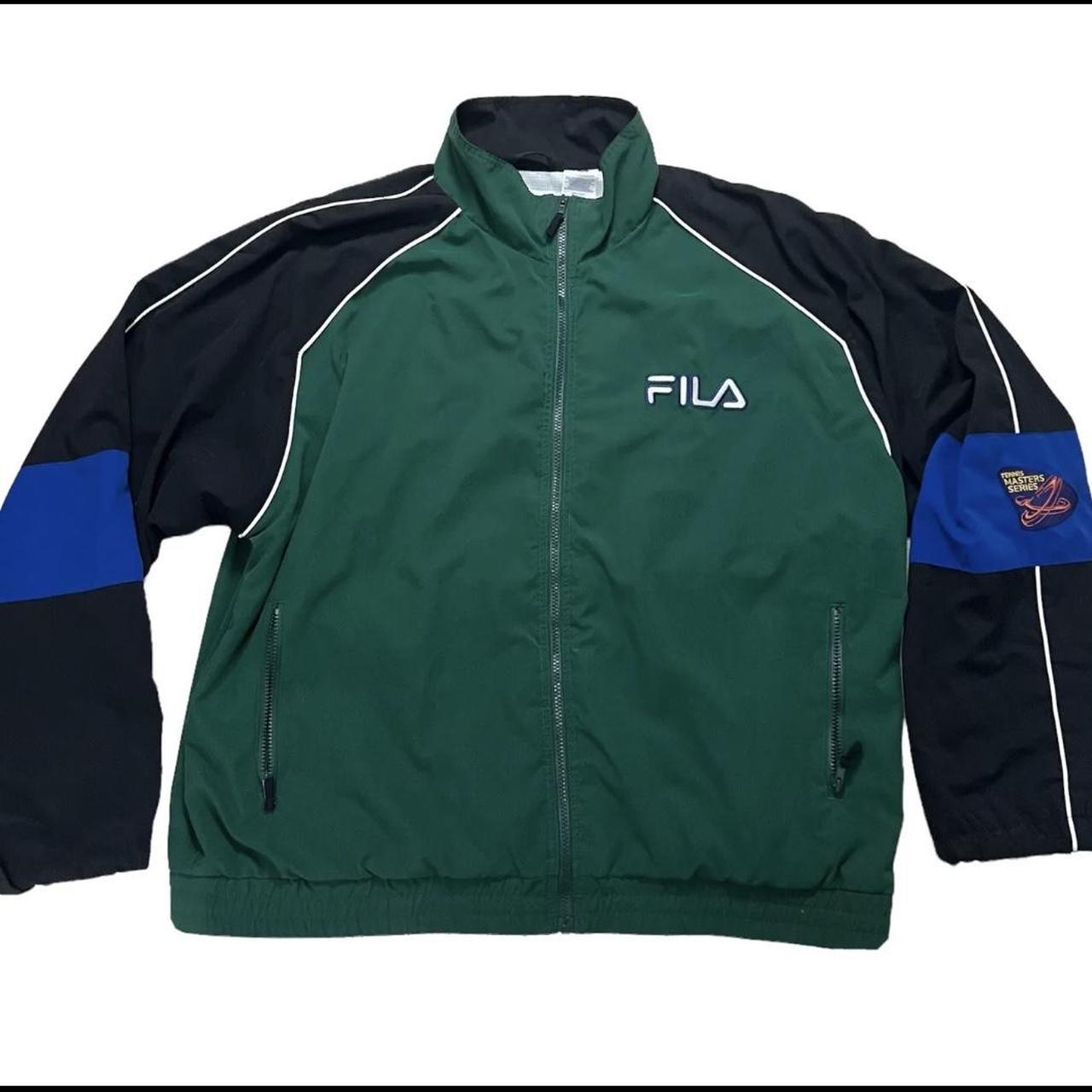 Fila colour block discount full zip wind jacket