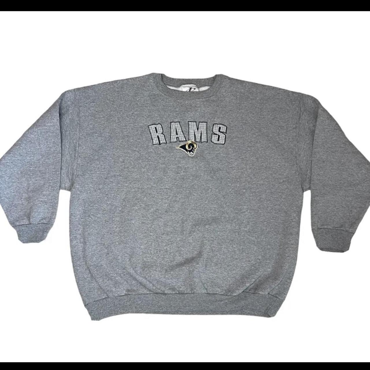 Vintage Logo Athletic St. Louis Rams tee in black. - Depop