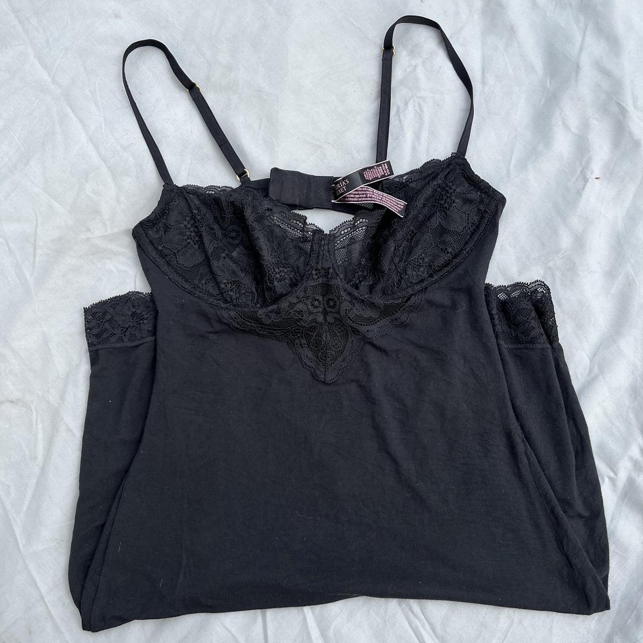 Victoria's Secret Women's Black Nightwear | Depop