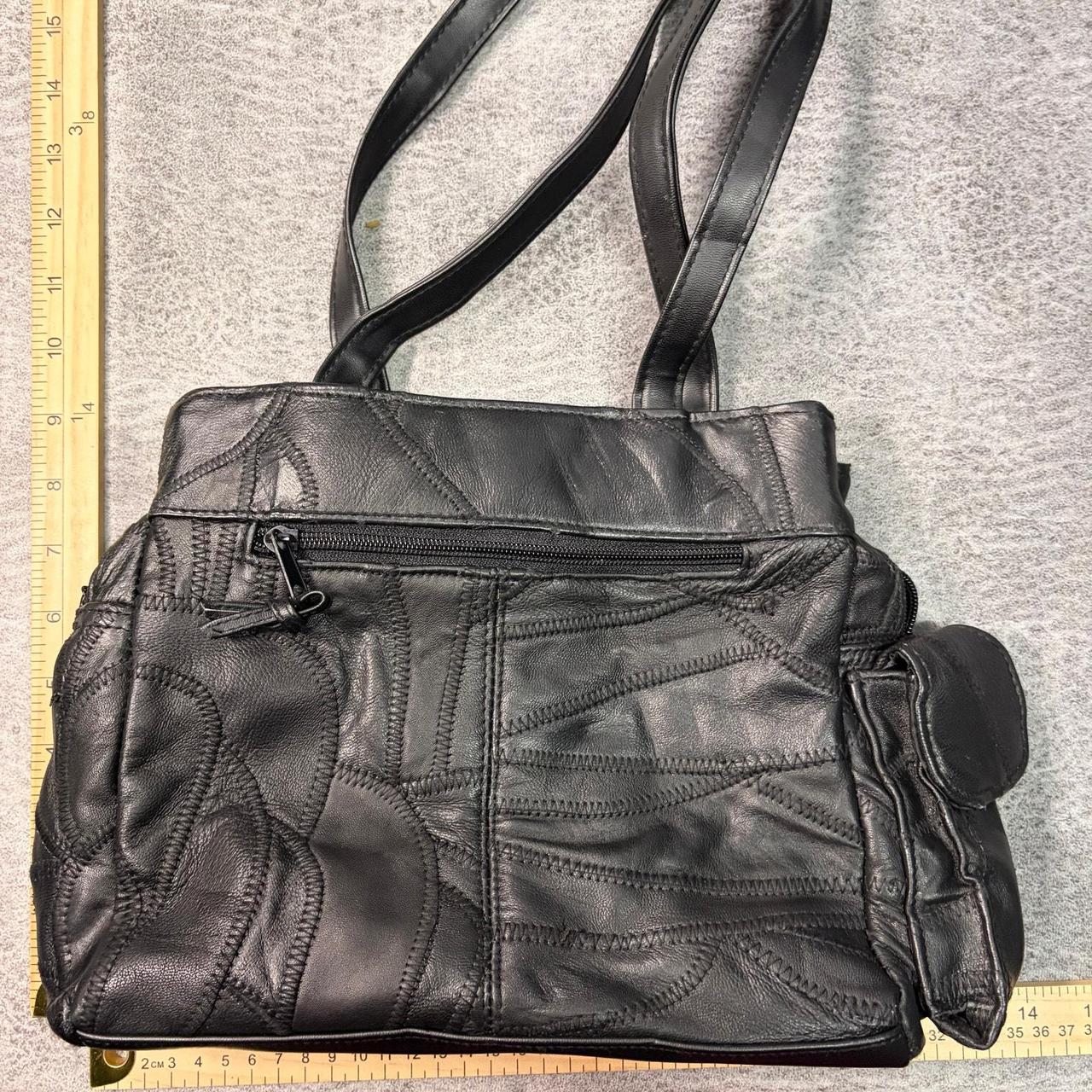 Women's Bag - Black – Black Patchwork Embroidered… - image 6