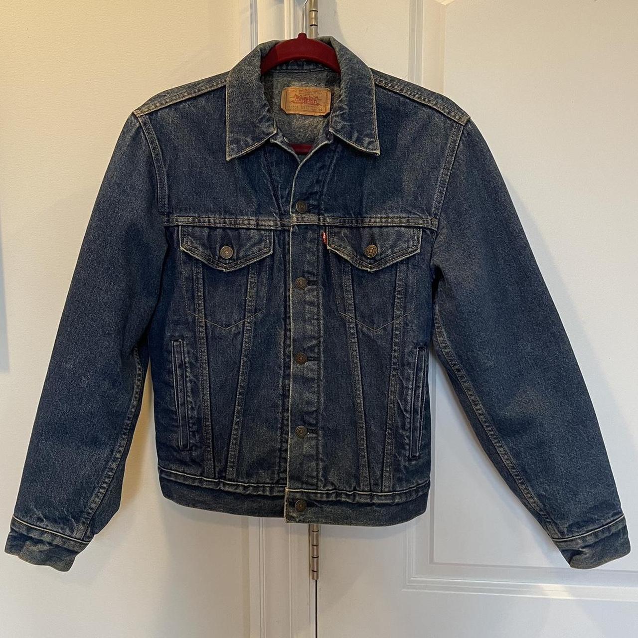 levi's flannel lined jean jacket